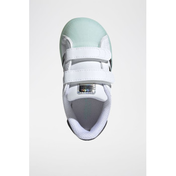 Sneakers Superstar - Blanc et turquoise - 02 - 34307126