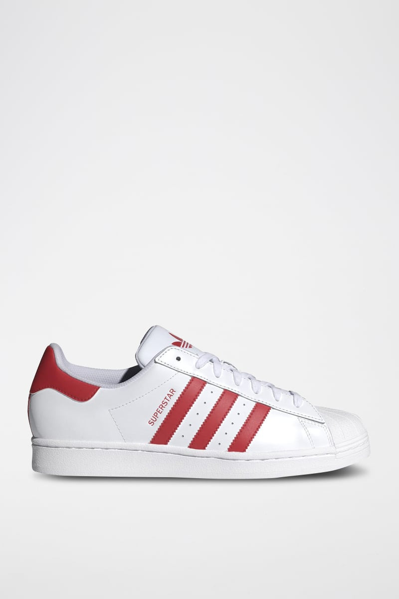 Sneakers en cuir Superstar - Blanc et rouge - 02 - 34307130