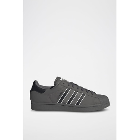 Sneakers en cuir Superstar - Gris et noir - 02 - 34307139