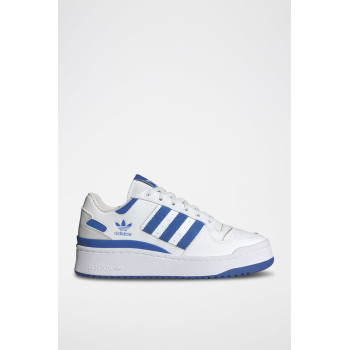 Sneakers en cuir Forum Bold Stripes - Blanc et bleu - 02 - 34135017