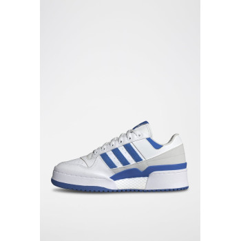 Sneakers en cuir Forum Bold Stripes - Blanc et bleu - 02 - 34135017