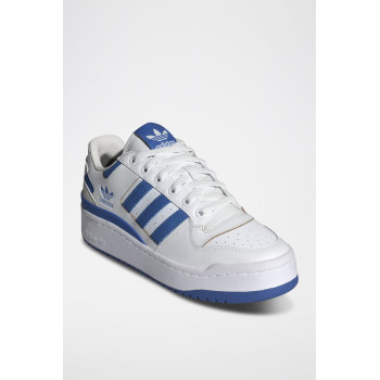 Sneakers en cuir Forum Bold Stripes - Blanc et bleu - 02 - 34135017