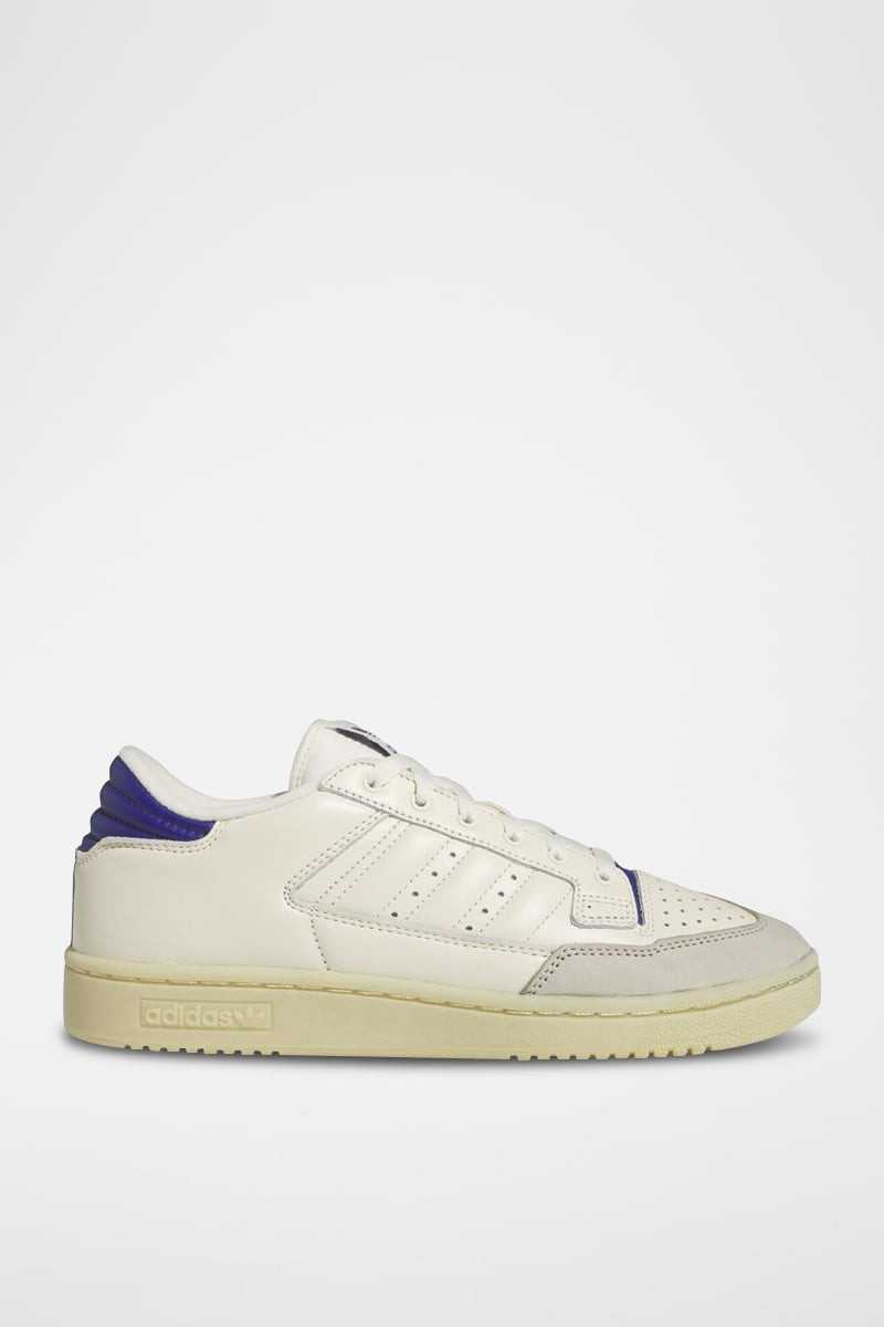 Sneakers en cuir et nubuck Centennial 85 Lo - Blanc, beige et bleu - 02 - 34135101