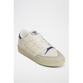 Sneakers en cuir et nubuck Centennial 85 Lo - Blanc, beige et bleu - 02 - 34135101