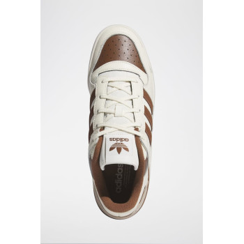 Sneakers en cuir Forum Low Cl - Marron et écru - 02 - 34135264