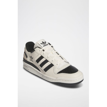 Sneakers en cuir Forum Low Cl - Ecru et noir - 02 - 34135265