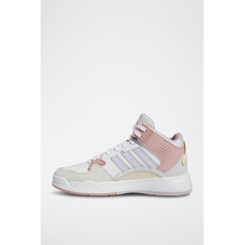 Sneakers en cuir 5th Quarter - Blanc et rose poudré - 02 - 34116002