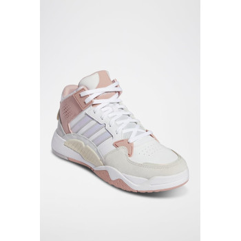 Sneakers en cuir 5th Quarter - Blanc et rose poudré - 02 - 34116002