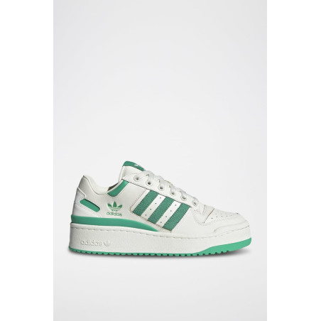 Sneakers en cuir Forum Bold Stripes - Blanc et vert - 02 - 34135014