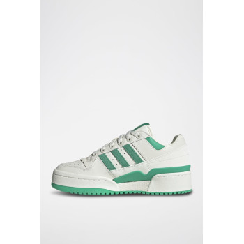 Sneakers en cuir Forum Bold Stripes - Blanc et vert - 02 - 34135014