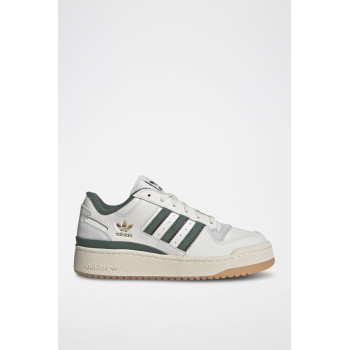 Sneakers en cuir Forum Bold Stripes - Blanc, vert et beige - 02 - 34135061