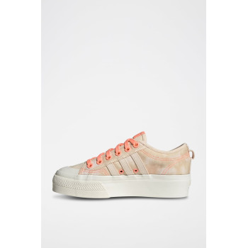 Sneakers plateformes Nizza Platform W - Blanc et saumon - 02 - 34143557