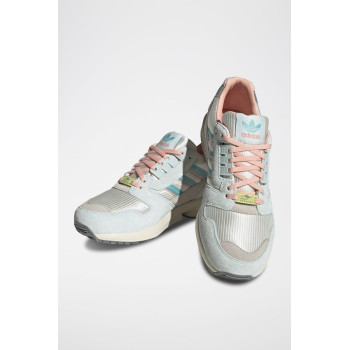 Sneakers en nubuck ZX 8000 - Gris clair et argenté - 02 - 34115981