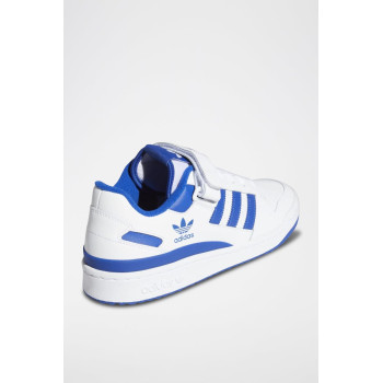 Sneakers en cuir Forum Low - Blanc et bleu - 02 - 34134122