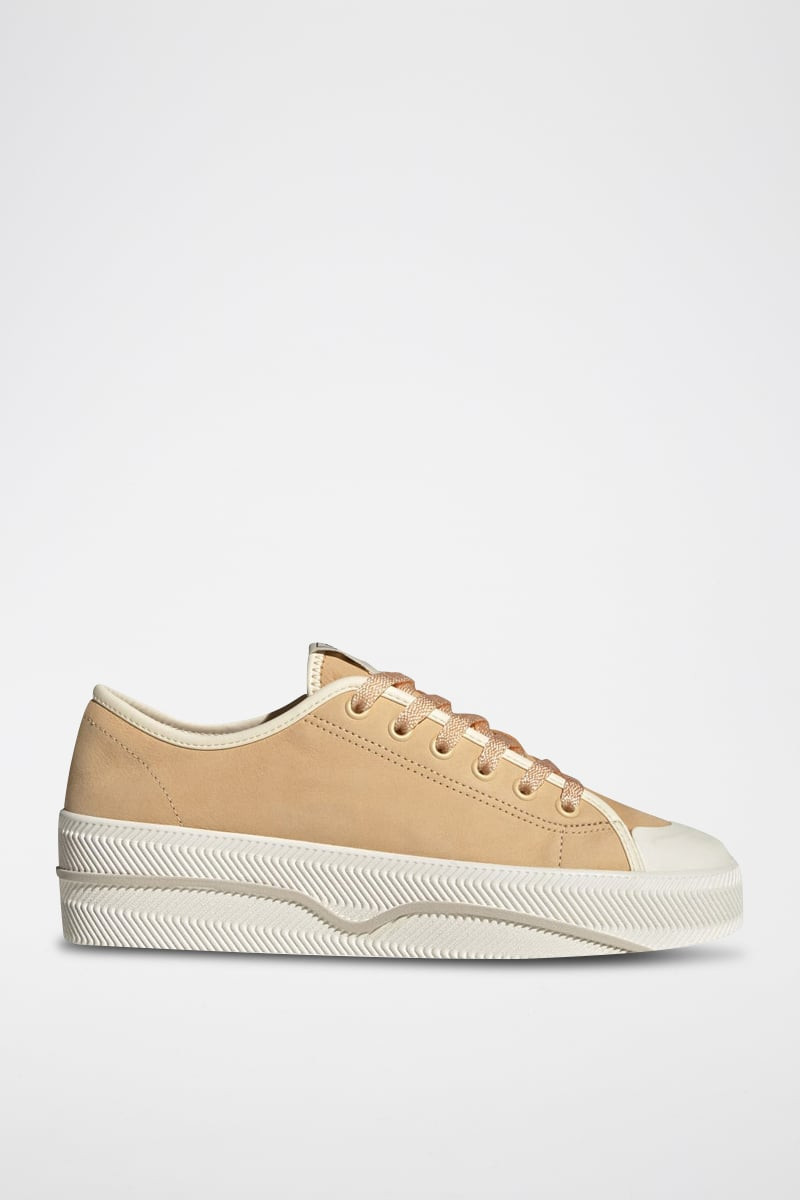 Sneakers plateformes en cuir Nizza 2 Lo Lea - Beige - 02 - 34134264