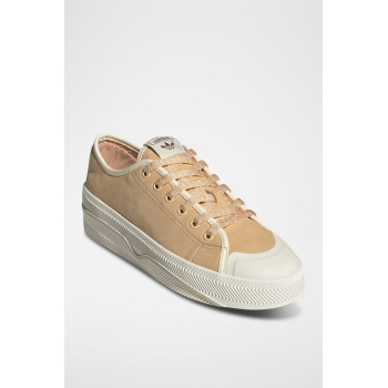 Sneakers plateformes en cuir Nizza 2 Lo Lea - Beige - 02 - 34134264