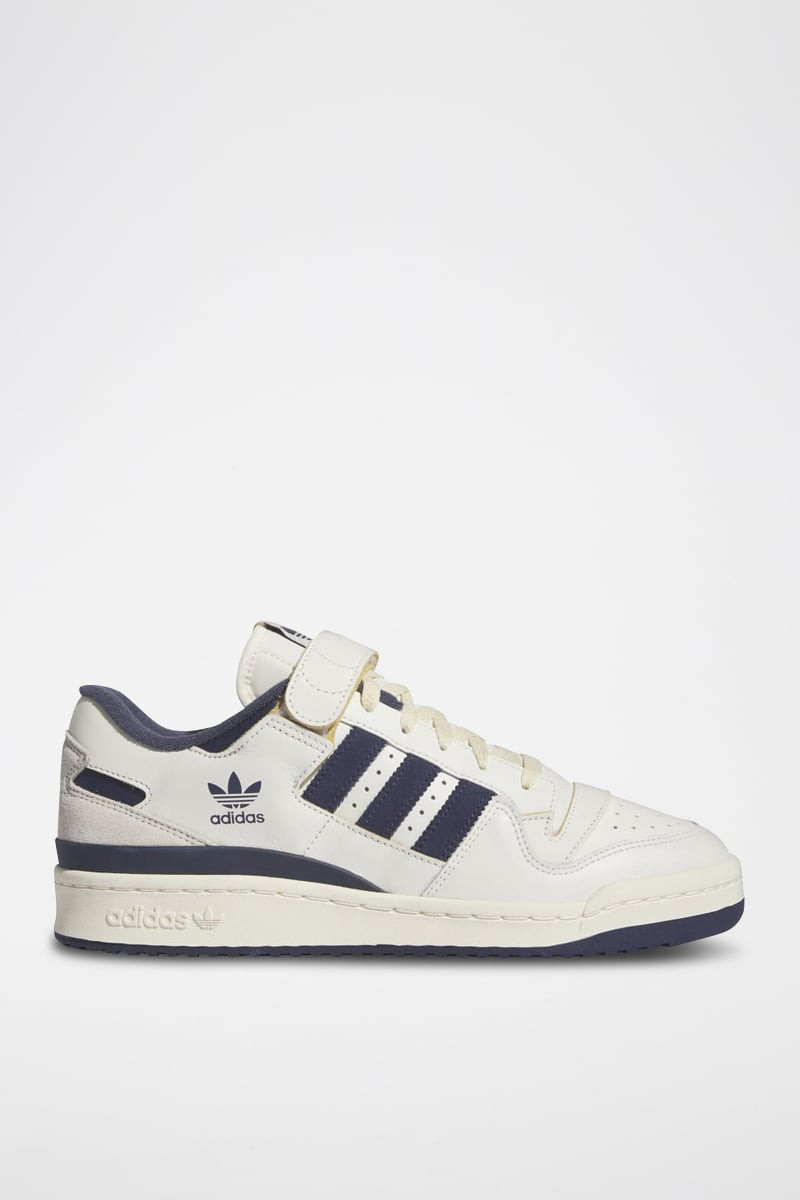 Sneakers en cuir Forum 84 Low - Blanc et bleu - 02 - 34135167