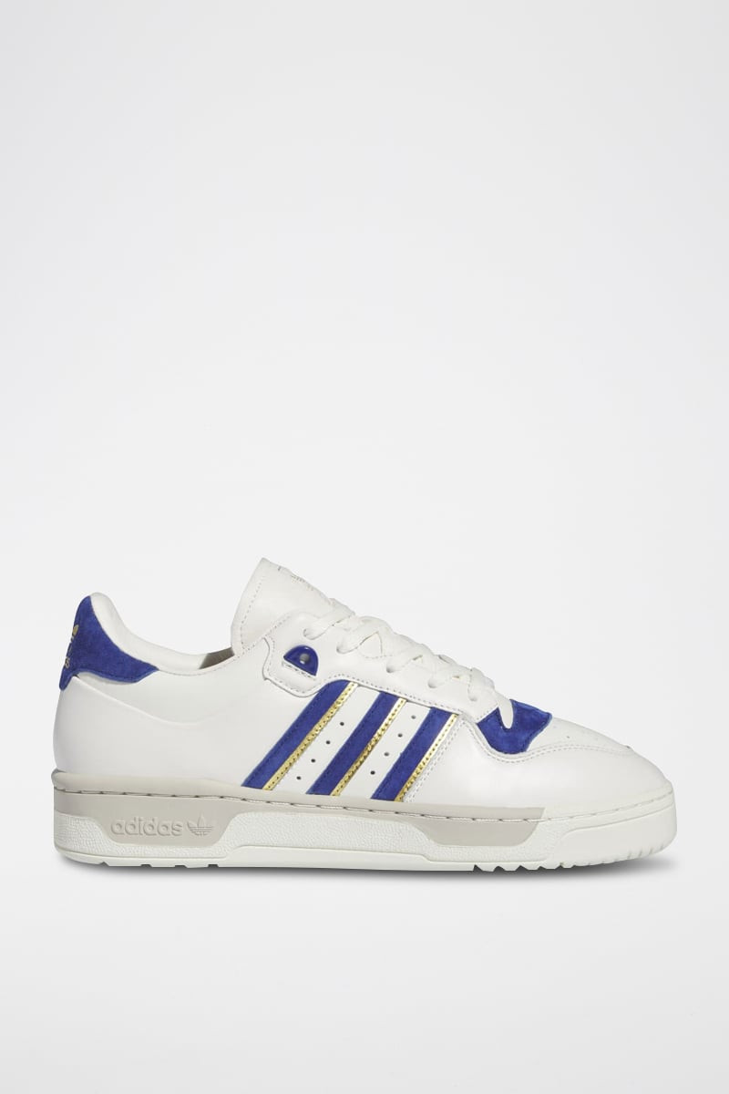 Sneakers en cuir Rivalry 86 Low - Blanc, bleu et doré - 02 - 34135231