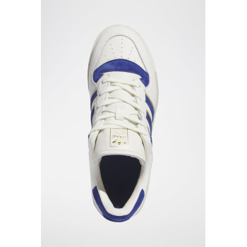 Sneakers en cuir Rivalry 86 Low - Blanc, bleu et doré - 02 - 34135231