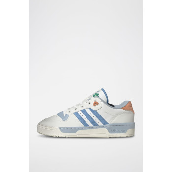 Sneakers en cuir Rivalry Low - Blanc, bleu et marron - 02 - 34135251