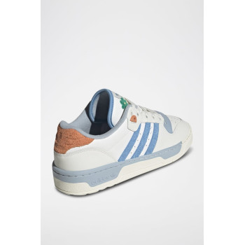 Sneakers en cuir Rivalry Low - Blanc, bleu et marron - 02 - 34135251