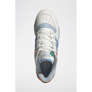 Sneakers en cuir Rivalry Low - Blanc, bleu et marron - 02 - 34135251