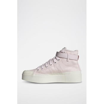 Sneakers montantes en coton biologique Nizza Bonega Mid W - Rose - 02 - 34328921