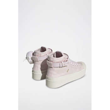 Sneakers montantes en coton biologique Nizza Bonega Mid W - Rose - 02 - 34328921