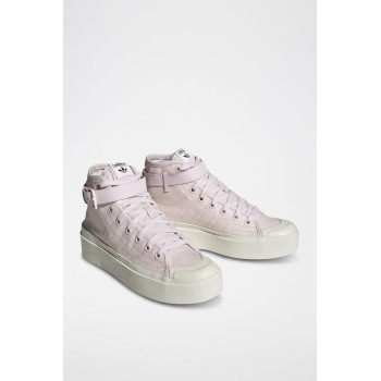 Sneakers montantes en coton biologique Nizza Bonega Mid W - Rose - 02 - 34328921