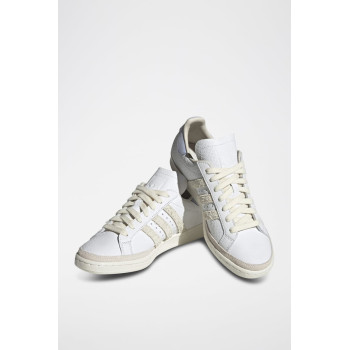 Sneakers en cuir National Tennis OG - Blanc et ciel - 02 - 34329100