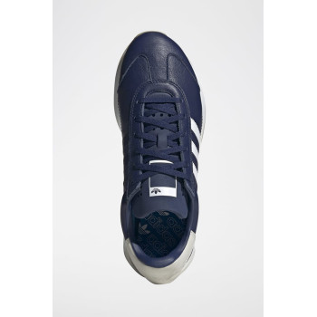 Sneakers en cuir Country XLG - Bleu marine - 02 - 34329025