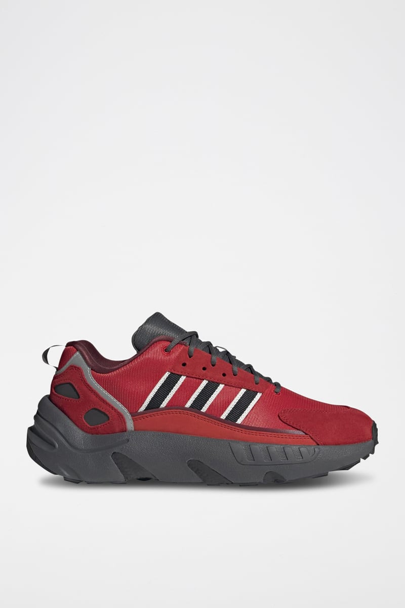 Sneakers en nubuck ZX 22 Boost - Rouge - 02 - 34329069