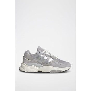 Sneakers en cuir Retropy F90 - Gris clair - 02 - 34329148