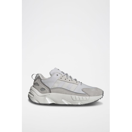 Sneakers en nubuck ZX 22 Boost - Blanc et gris - 02 - 34328985