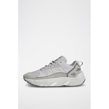 Sneakers en nubuck ZX 22 Boost - Blanc et gris - 02 - 34328985