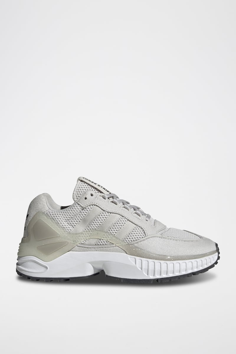 Sneakers en nubuck ZX Wavian W - Blanc et gris clair - 02 - 34329179