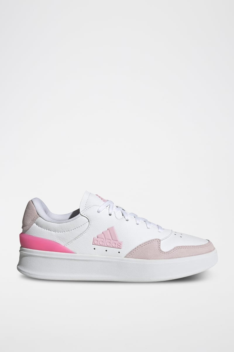 Sneakers en cuir Kantana - Blanc et rose - 02 - 34329572