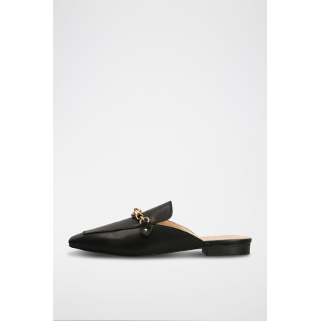 Mules en cuir - Noir - 02 - 33803232