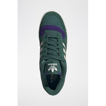 Sneakers en nubuck et velours Forum - Vert foncé - 02 - 34329509