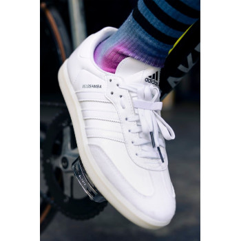 Chaussures de cyclisme en cuir The Velosamba Vegan - Blanc - 02 - 34329256