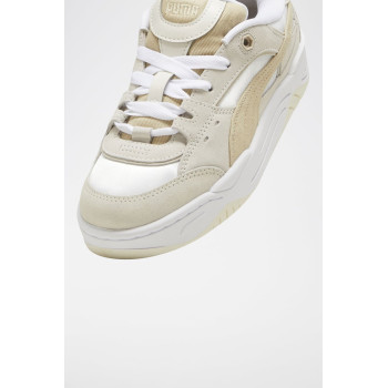 Baskets plateformes en nubuck Puma-180 - Gris clair et beige - 02 - 34357884