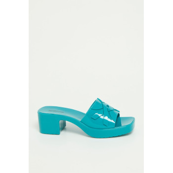 Mules à talons - Turquoise - 02 - 34365624