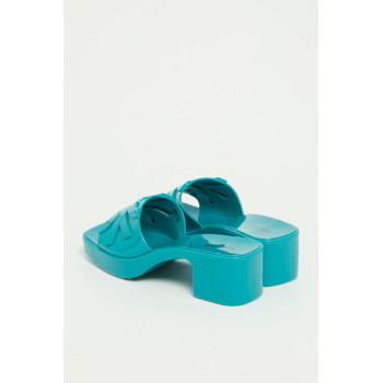 Mules à talons - Turquoise - 02 - 34365624