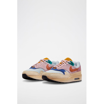 Air Max 1  87 Premium en cuir - Beige et rose - 02 - 34333432