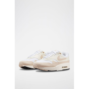 Nike Air Max 1  87 en nubuck - Blanc - 02 - 34333510