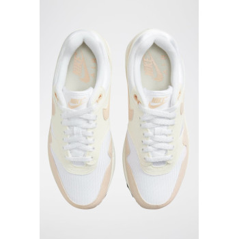 Nike Air Max 1  87 en nubuck - Blanc - 02 - 34333510