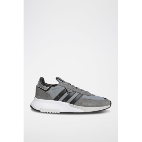 Sneakers en cuir Retropy F2 - Gris et noir - 02 - 34329027