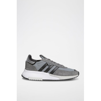 Sneakers en cuir Retropy F2 - Gris et noir - 02 - 34329027