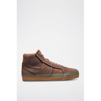 SB Zoom Blazer Mid Premium Plus en cuir - Marron - 02 - 34333588