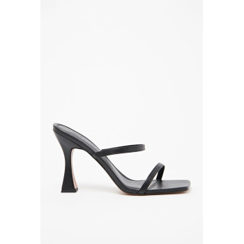 Mules à talons - Noir - 02 - 33144376